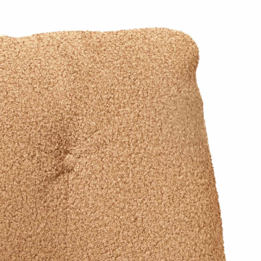 Sessel Beige 69 x 74 x 93 cm Sherpa-Stoff