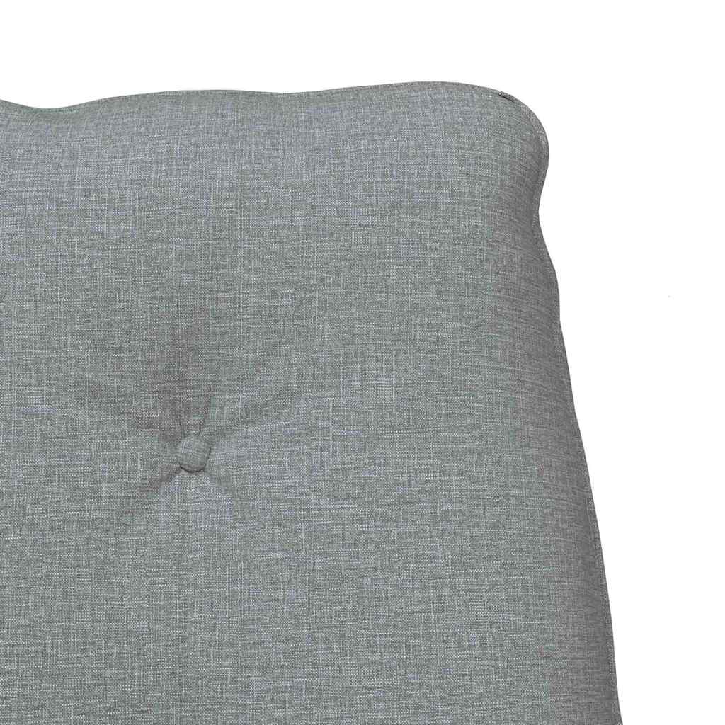 Sessel Hellgrau 69 x 74 x 93 cm Stoff und Sperrholz
