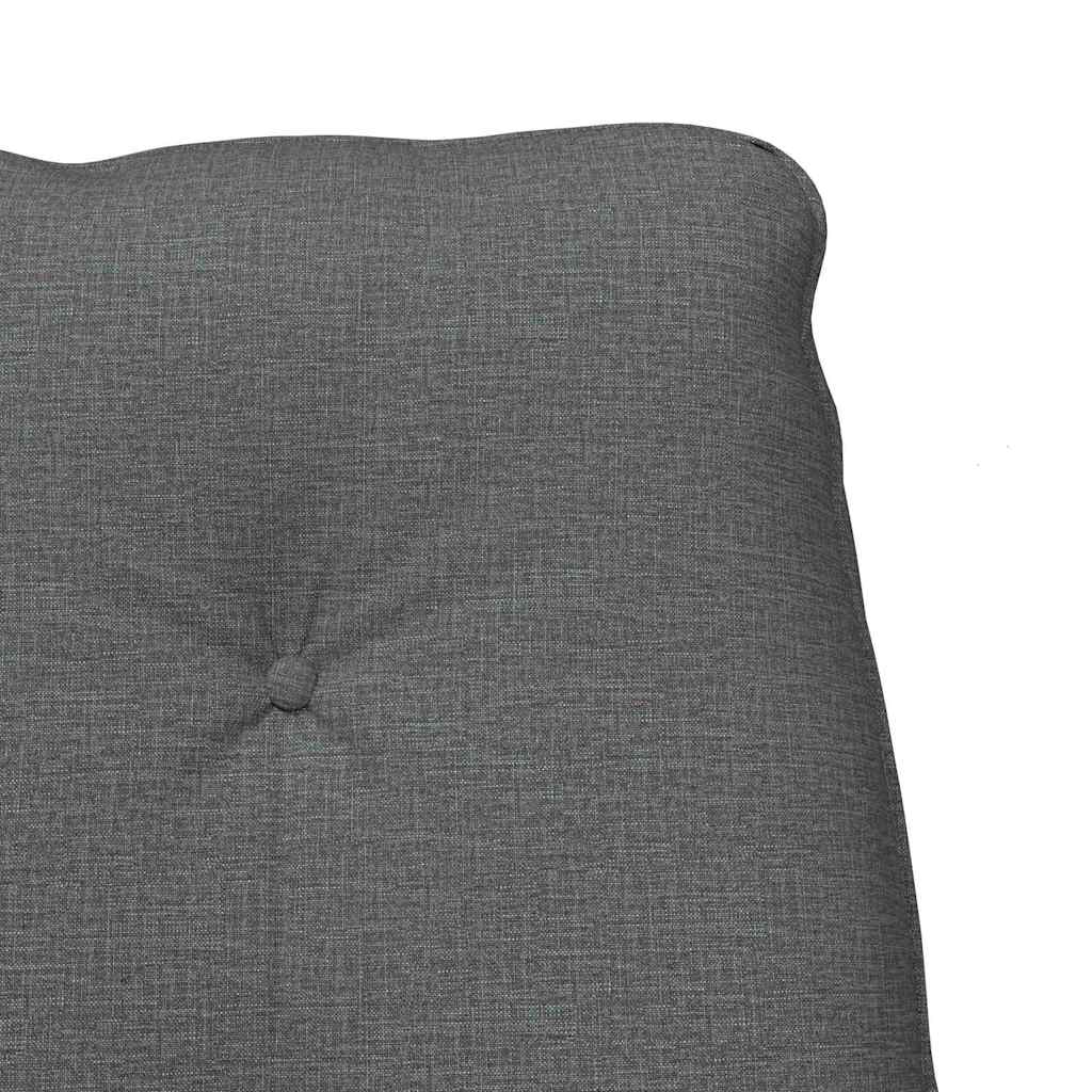 Sessel Dunkelgrau 69 x 74 x 93 cm Stoff und Sperrholz