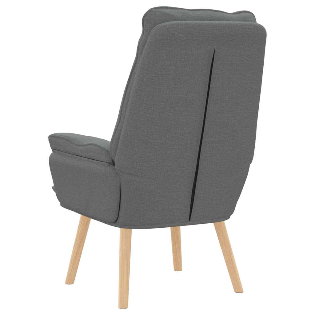 Sessel Dunkelgrau 69 x 74 x 93 cm Stoff und Sperrholz