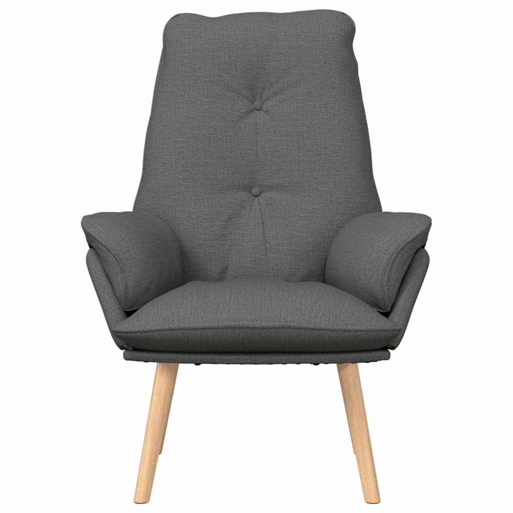 Sessel Dunkelgrau 69 x 74 x 93 cm Stoff und Sperrholz
