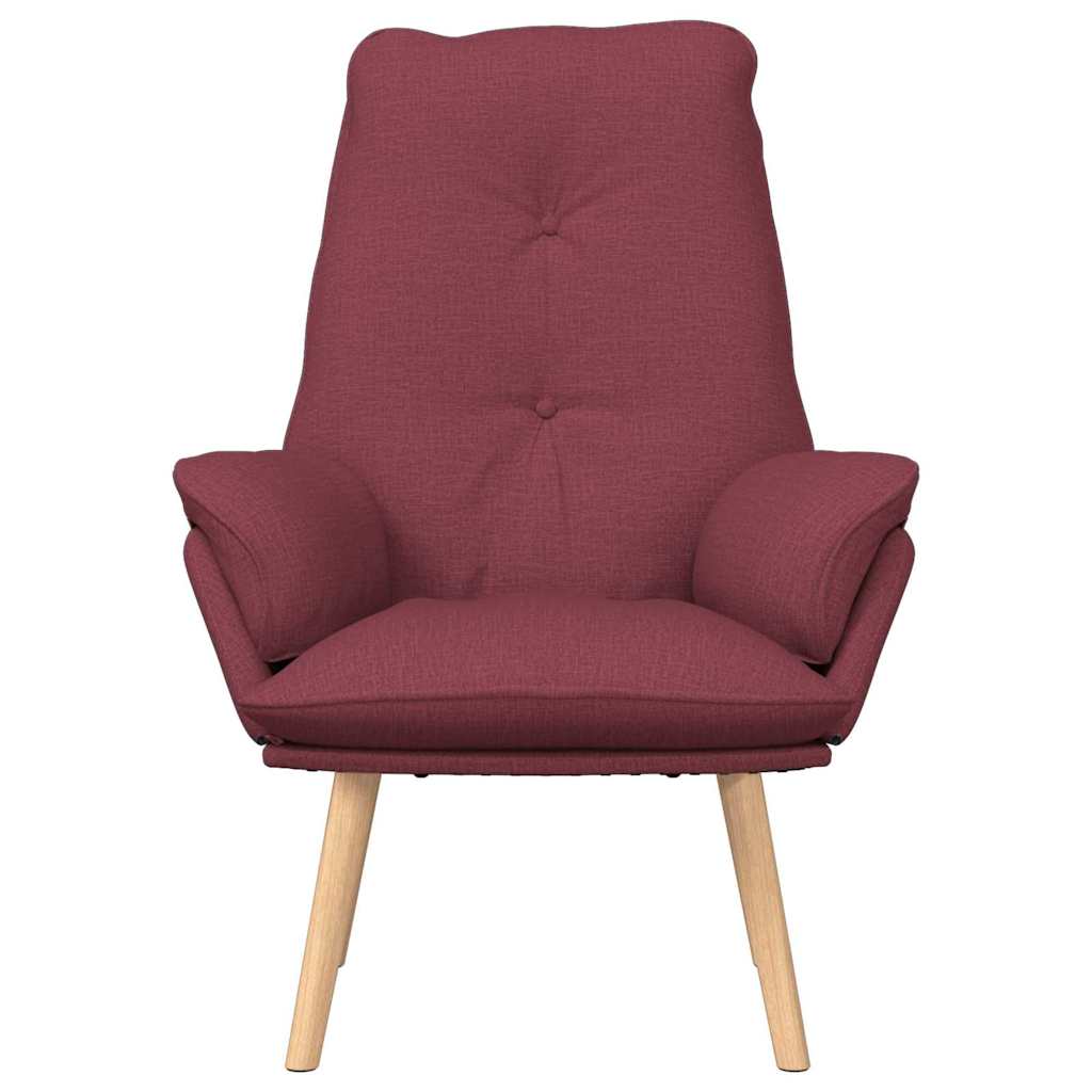 Sessel Weinrot 69 x 74 x 93 cm Stoff und Sperrholz