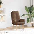 Sessel Braun 69 x 74 x 93 cm Polyester und Sperrholz