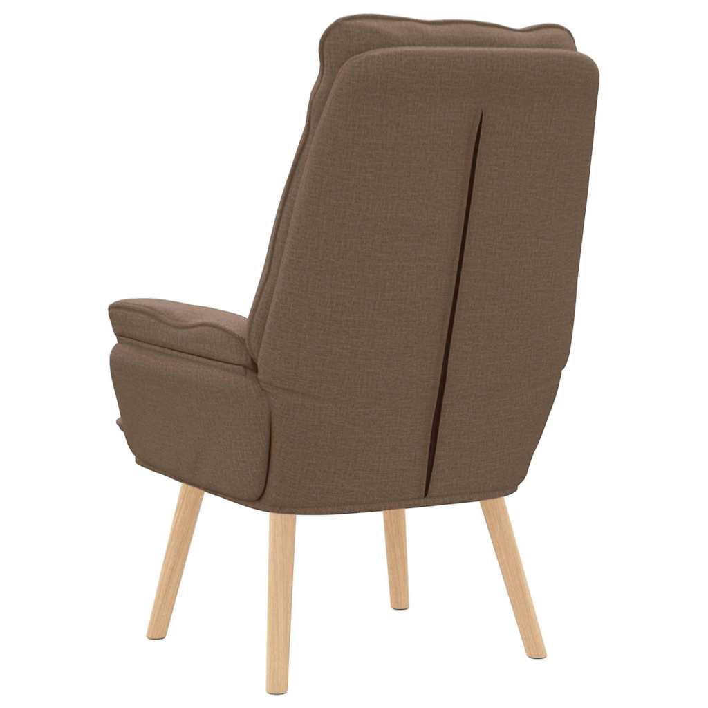 Sessel Braun 69 x 74 x 93 cm Polyester und Sperrholz