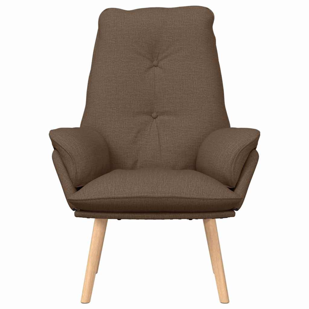 Sessel Braun 69 x 74 x 93 cm Polyester und Sperrholz