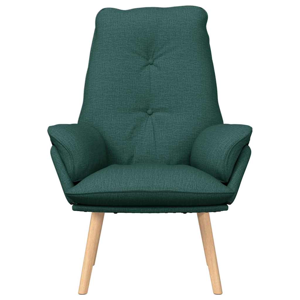 Sessel Dunkelgrün 69 x 74 x 93 cm Stoff und Sperrholz