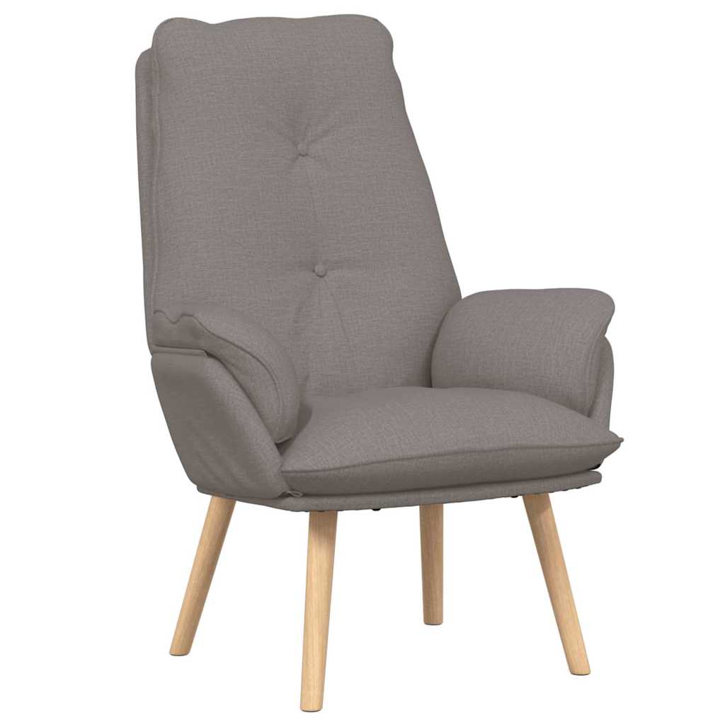 Sessel Taupe 69 x 74 x 93 cm Stoff und Sperrholz