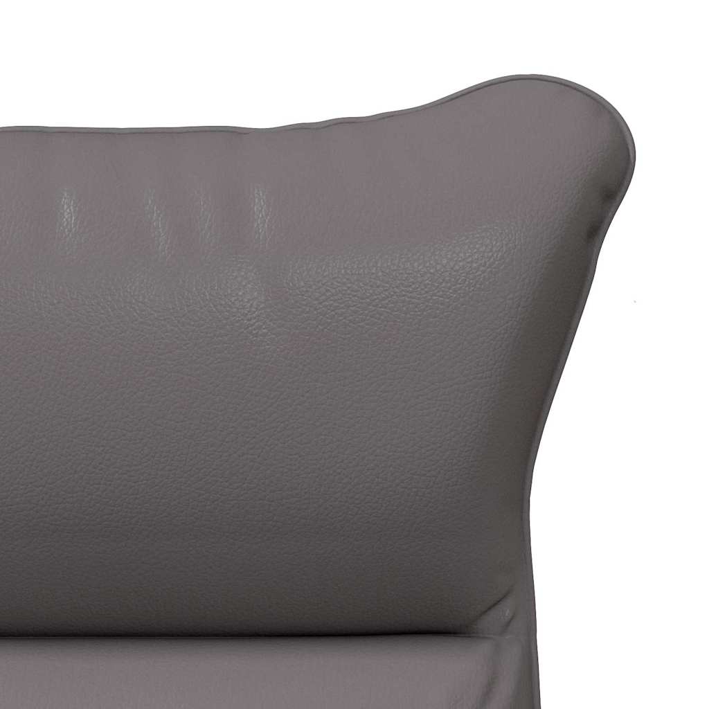 Sessel Grau 69 x 74 x 93 cm Kunstleder