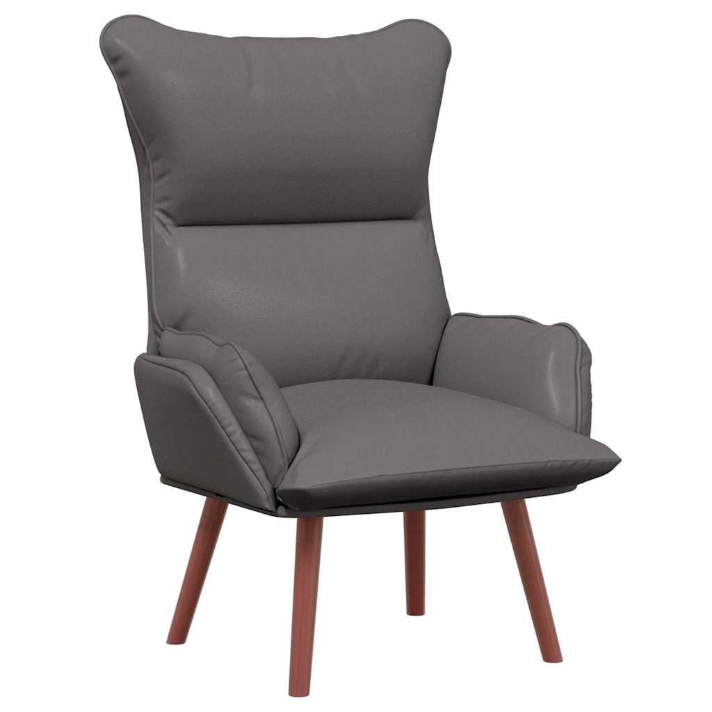 Sessel Grau 69 x 74 x 93 cm Kunstleder