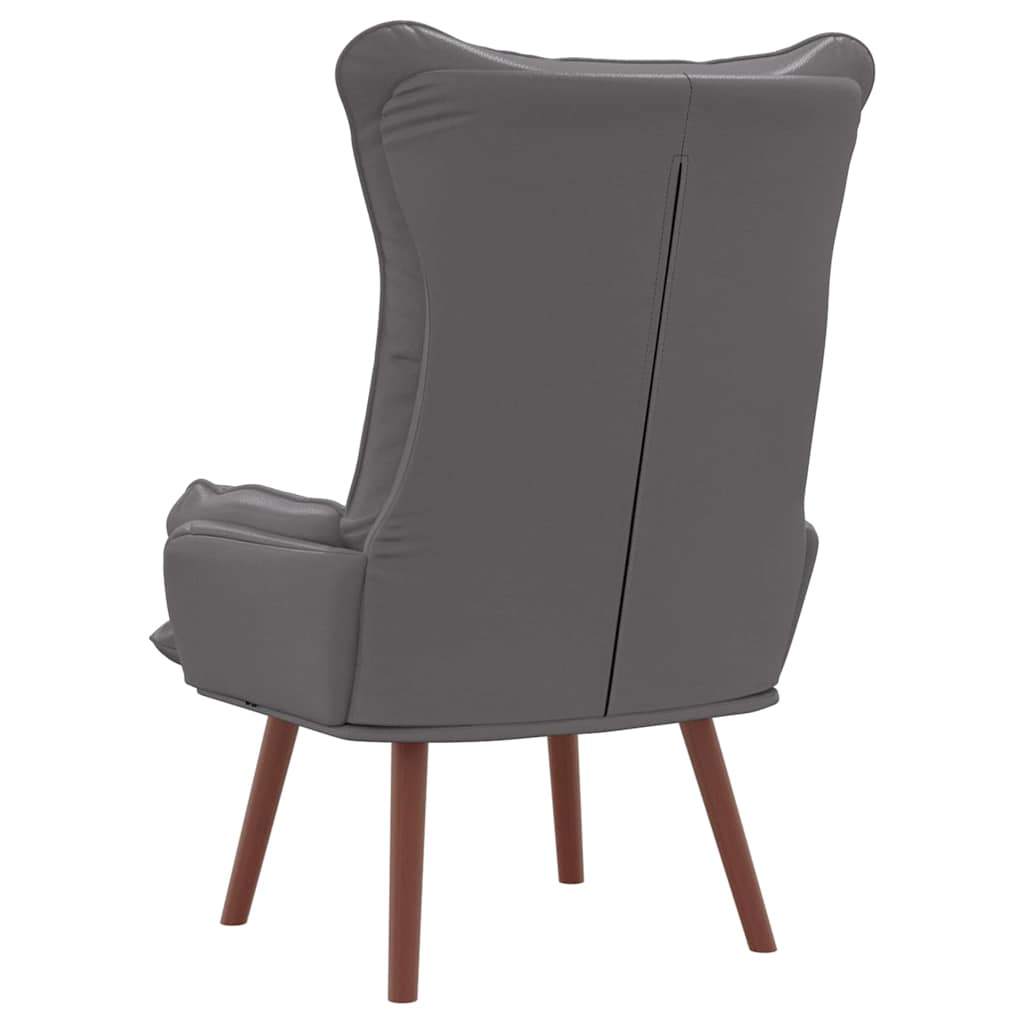 Sessel Grau 69 x 74 x 93 cm Kunstleder