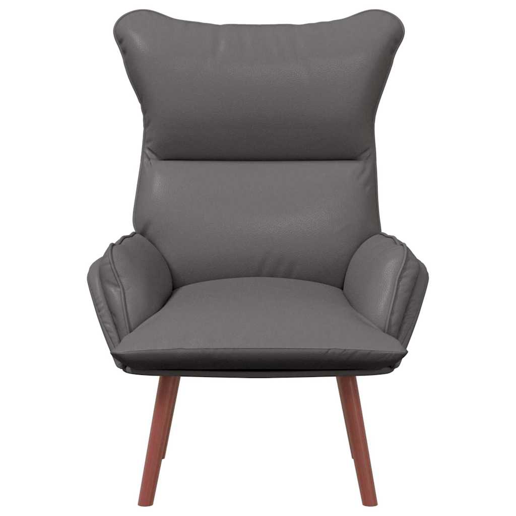 Sessel Grau 69 x 74 x 93 cm Kunstleder