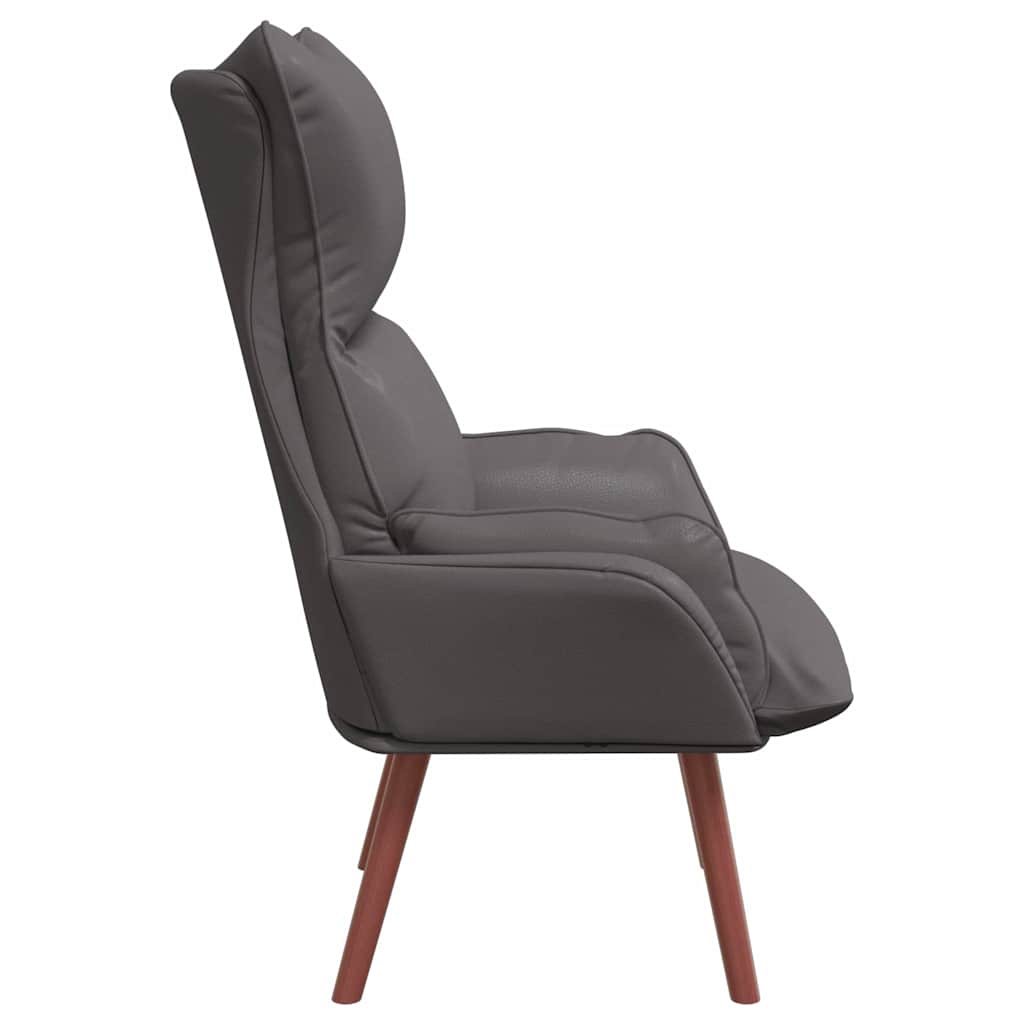 Sessel Grau 69 x 74 x 93 cm Kunstleder