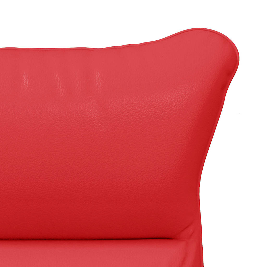 Sessel Rot 69 x 74 x 93 cm Kunstleder