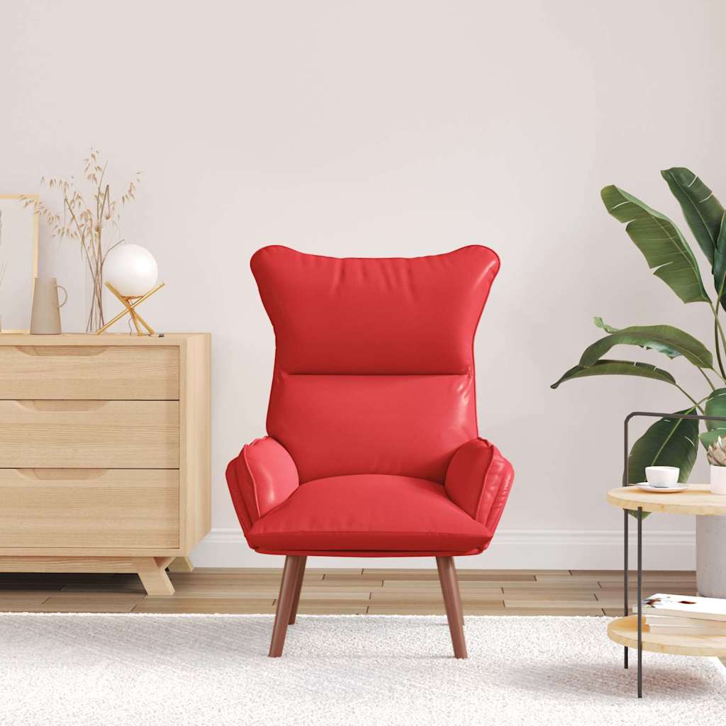 Sessel Rot 69 x 74 x 93 cm Kunstleder
