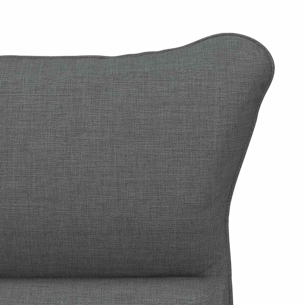 Sessel Dunkelgrau 69 x 74 x 93 cm Stoff und Sperrholz