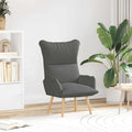 Sessel Dunkelgrau 69 x 74 x 93 cm Stoff und Sperrholz