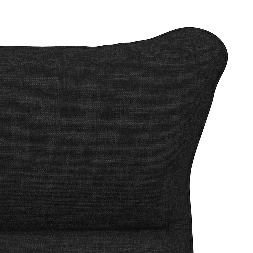 Sessel Schwarz 69 x 74 x 93 cm Stoff und Sperrholz