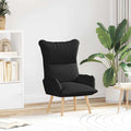 Sessel Schwarz 69 x 74 x 93 cm Stoff und Sperrholz
