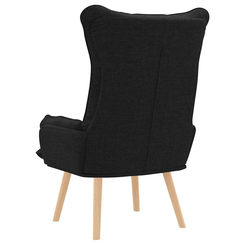 Sessel Schwarz 69 x 74 x 93 cm Stoff und Sperrholz