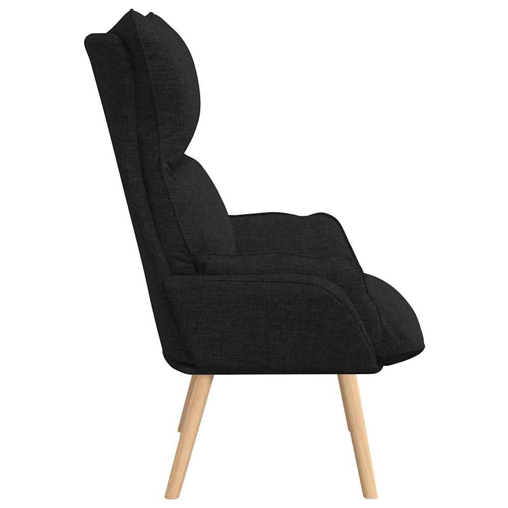 Sessel Schwarz 69 x 74 x 93 cm Stoff und Sperrholz