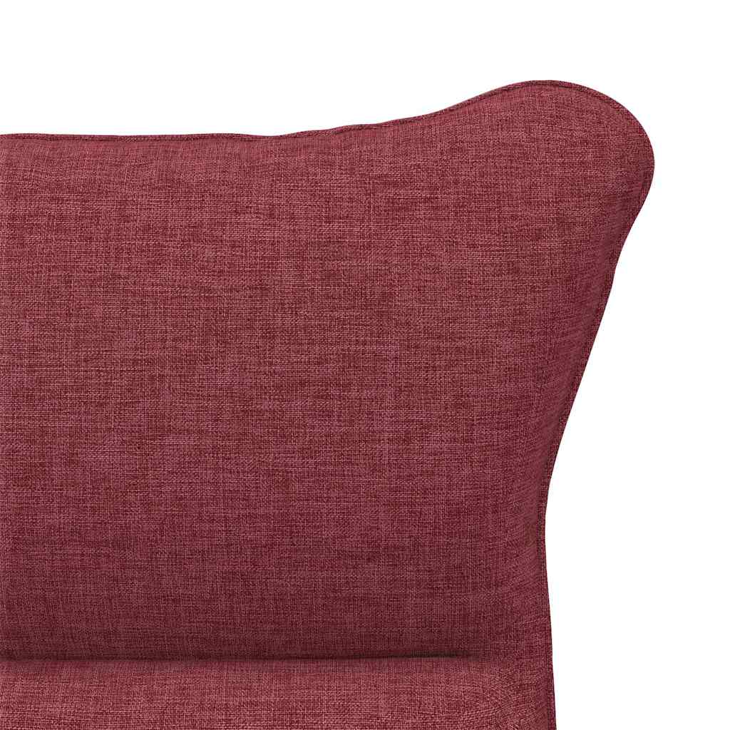 Sessel Weinrot 69 x 74 x 93 cm Stoff und Sperrholz