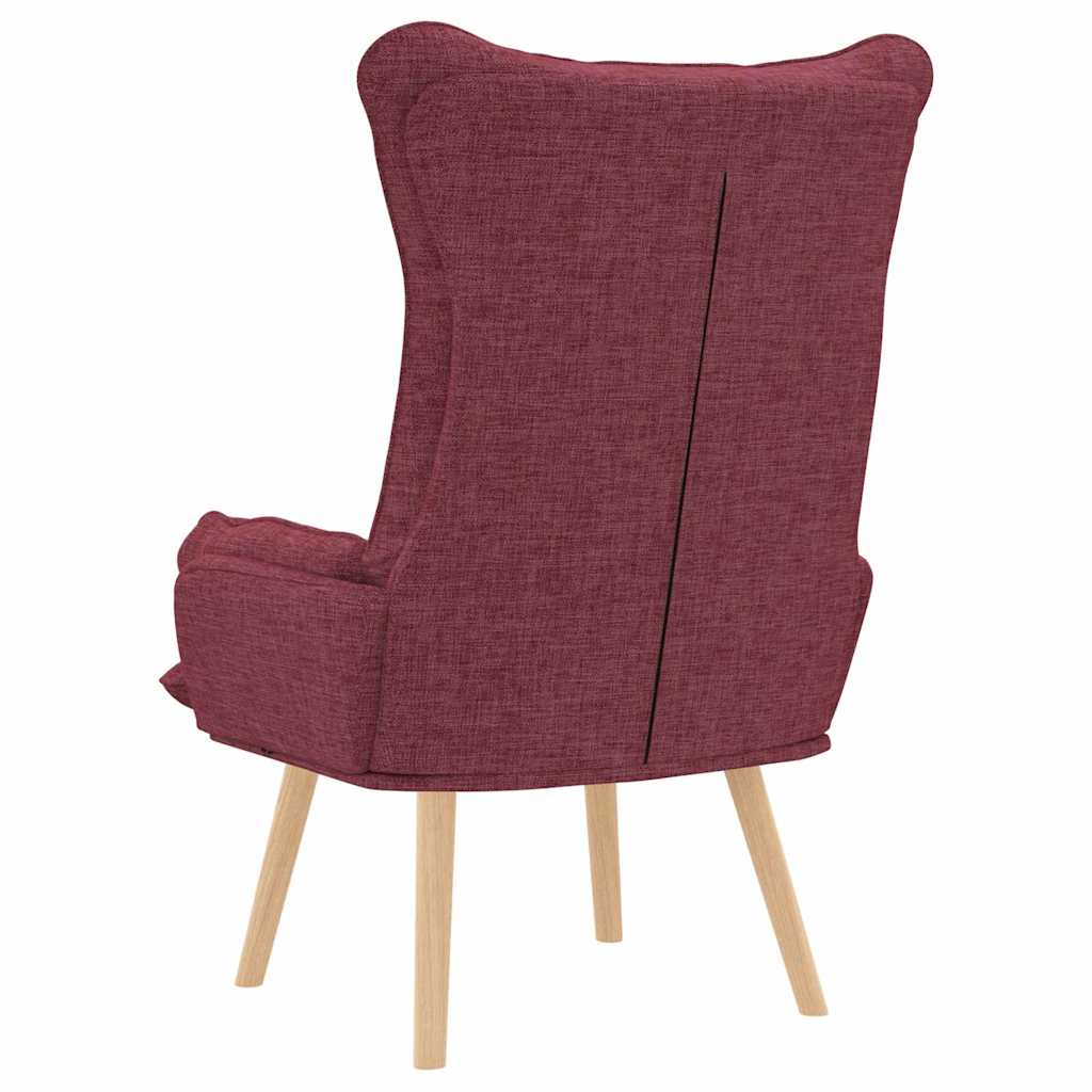 Sessel Weinrot 69 x 74 x 93 cm Stoff und Sperrholz