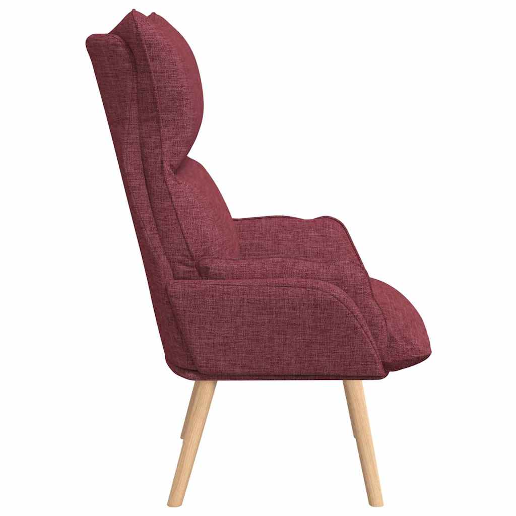 Sessel Weinrot 69 x 74 x 93 cm Stoff und Sperrholz