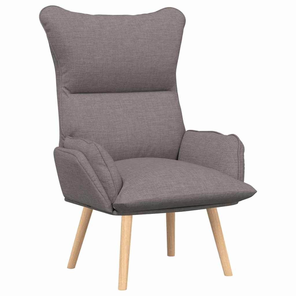 Sessel Taupe 69 x 74 x 93 cm Stoff und Sperrholz