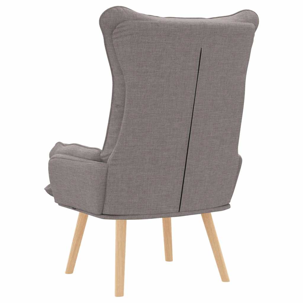 Sessel Taupe 69 x 74 x 93 cm Stoff und Sperrholz
