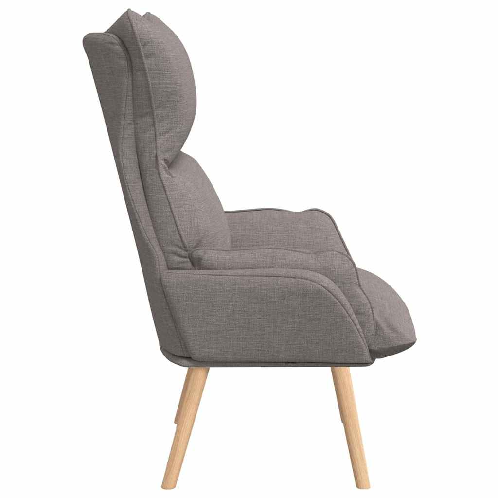 Sessel Taupe 69 x 74 x 93 cm Stoff und Sperrholz