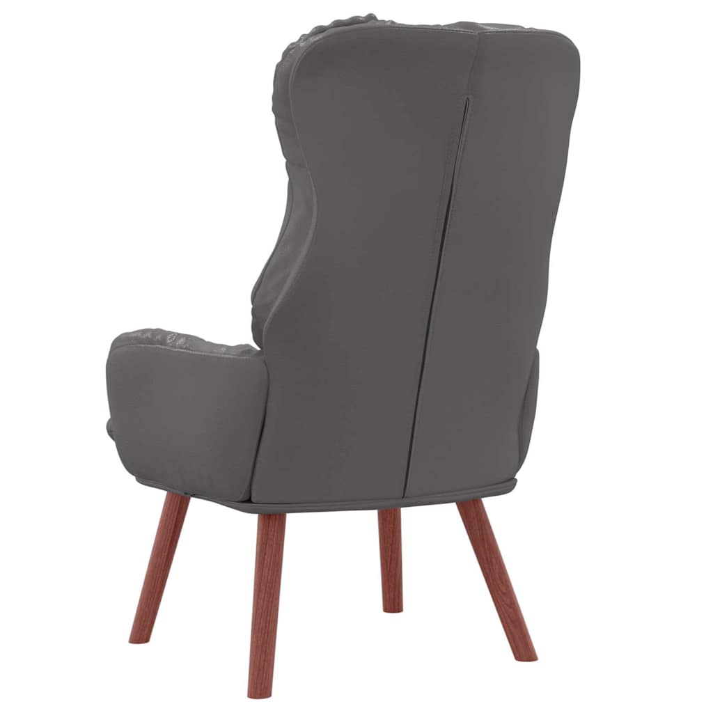 Sessel Grau 69 x 74 x 93 cm Kunstleder