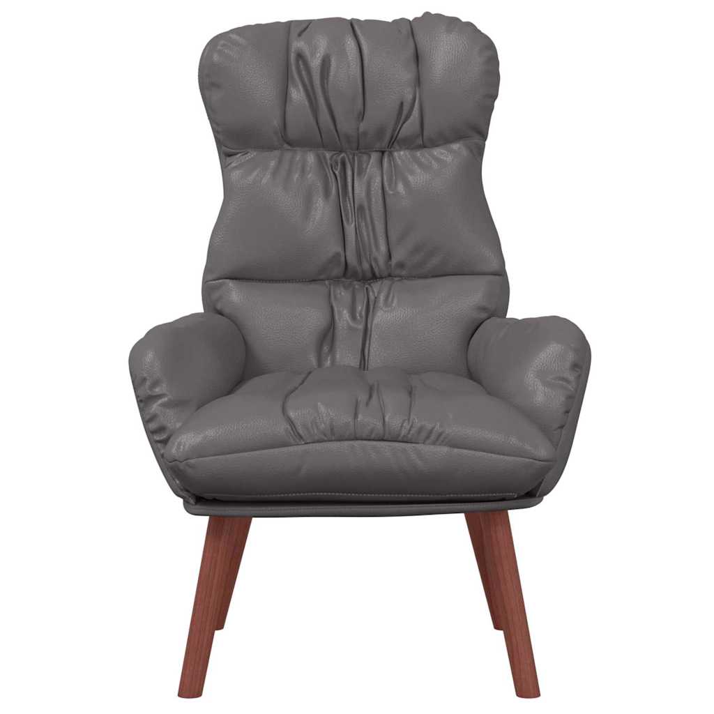 Sessel Grau 69 x 74 x 93 cm Kunstleder
