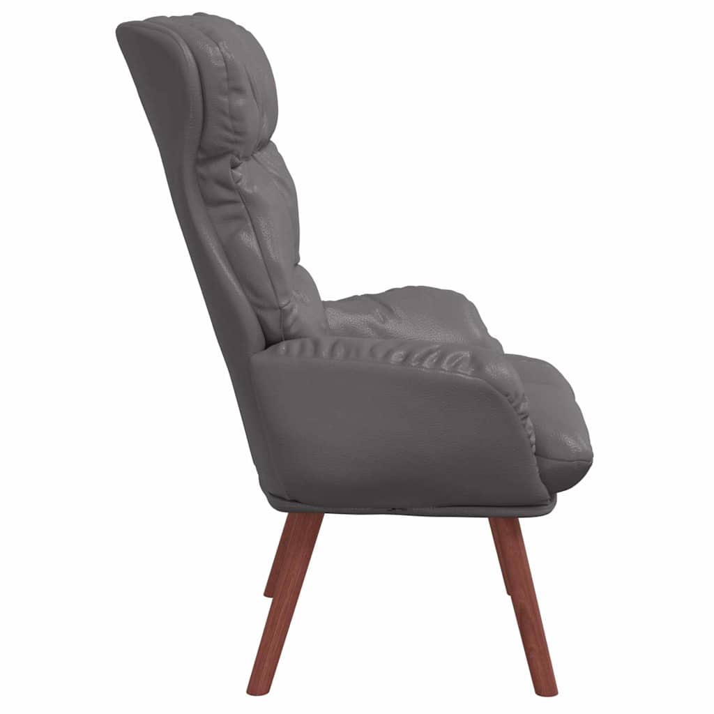 Sessel Grau 69 x 74 x 93 cm Kunstleder