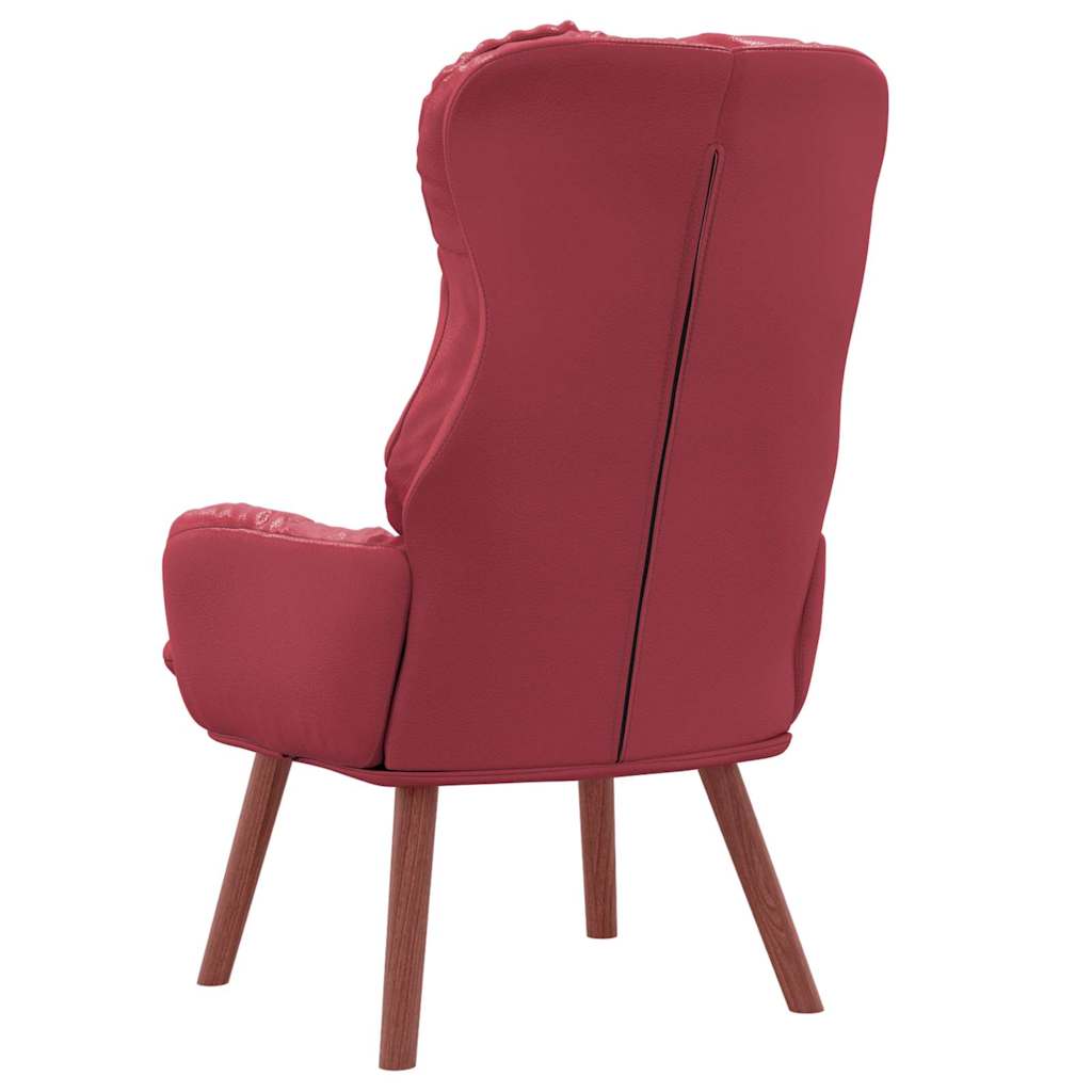 Sessel Weinrot 69 x 74 x 93 cm Kunstleder