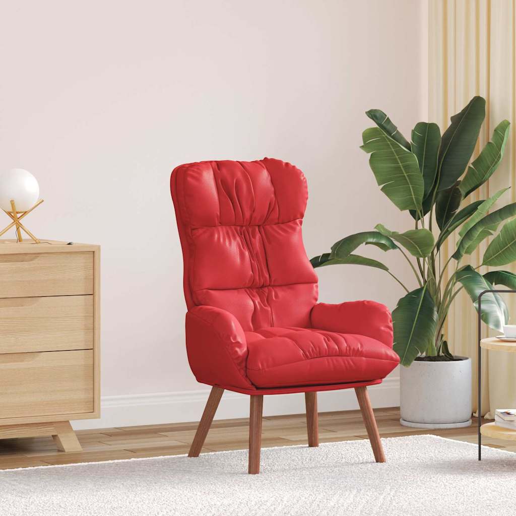 Sessel Rot 69 x 74 x 93 cm Kunstleder