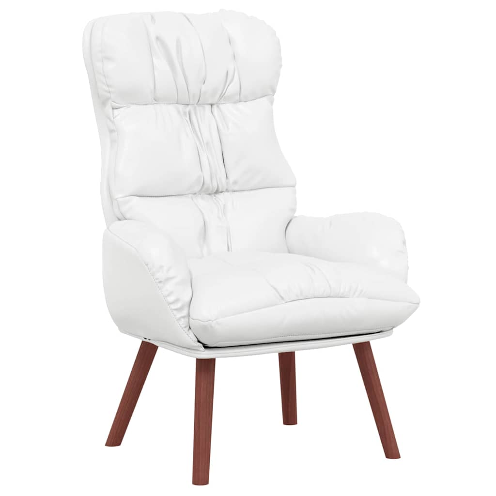 Sessel Weiß 69 x 74 x 93 cm Kunstleder