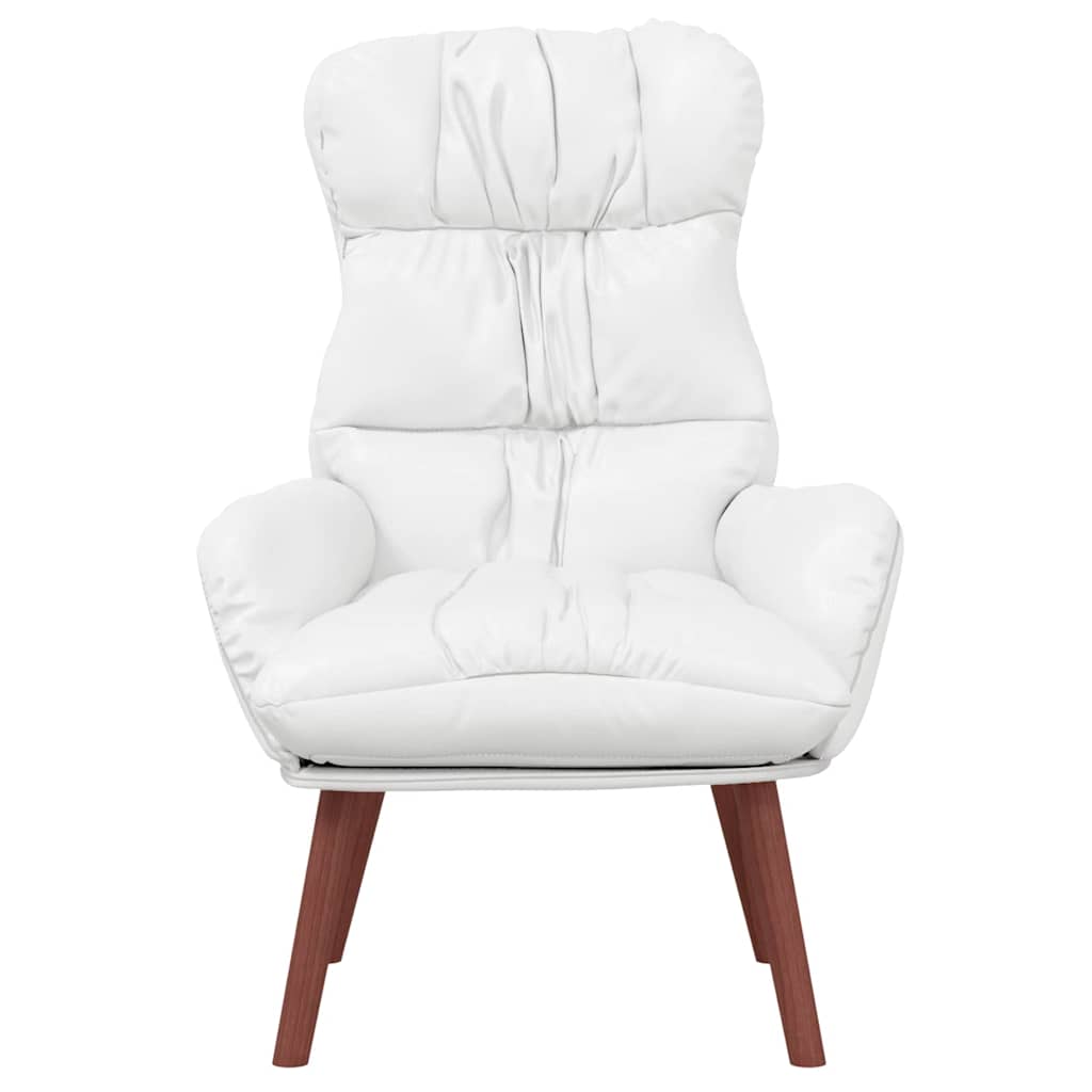 Sessel Weiß 69 x 74 x 93 cm Kunstleder