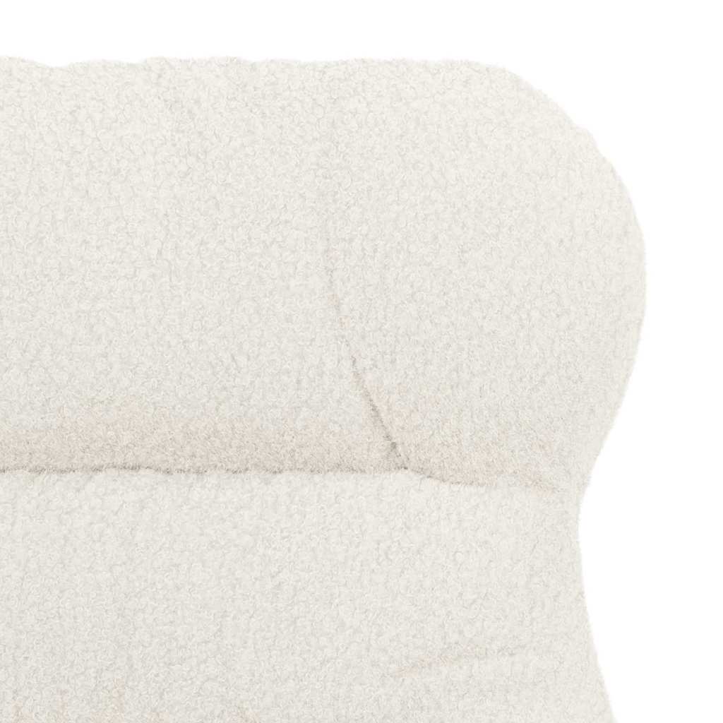 Sessel Creme 69 x 74 x 93 cm Sherpa-Stoff