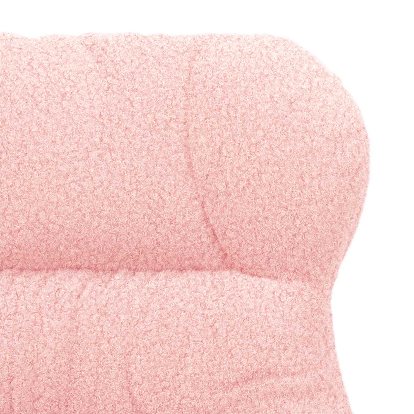 Sessel Rosa 69 x 74 x 93 cm Sherpa-Stoff