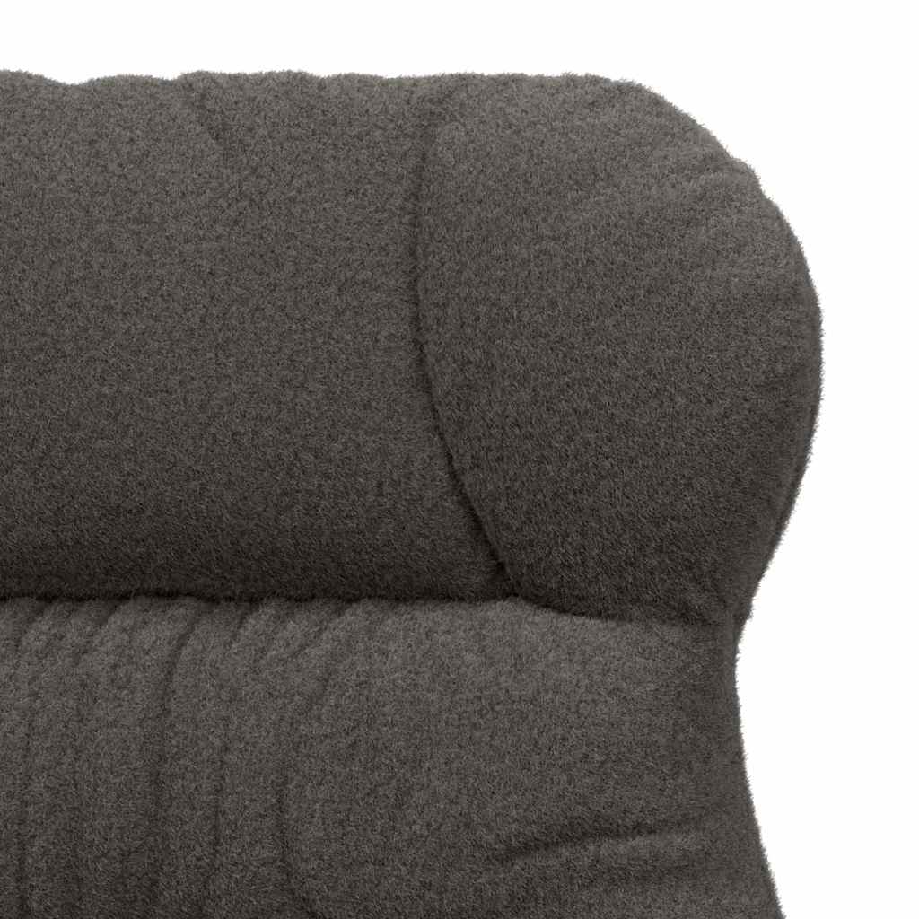Sessel Dunkelgrau 69 x 74 x 93 cm Sherpa-Stoff