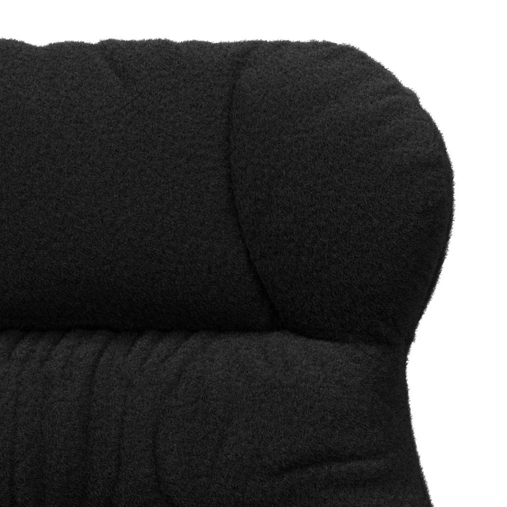 Sessel Schwarz 69 x 74 x 93 cm Sherpa-Stoff