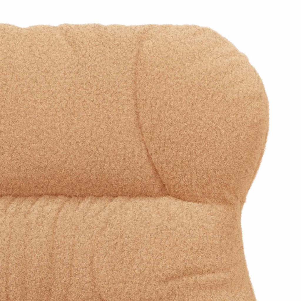 Sessel Beige 69 x 74 x 93 cm Sherpa-Stoff