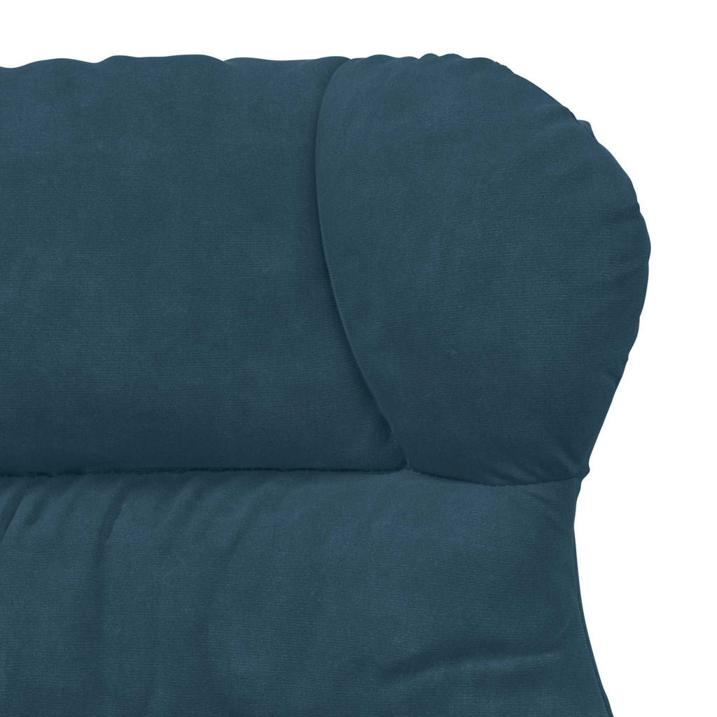 Sessel Blau 69 x 74 x 93 cm Samt