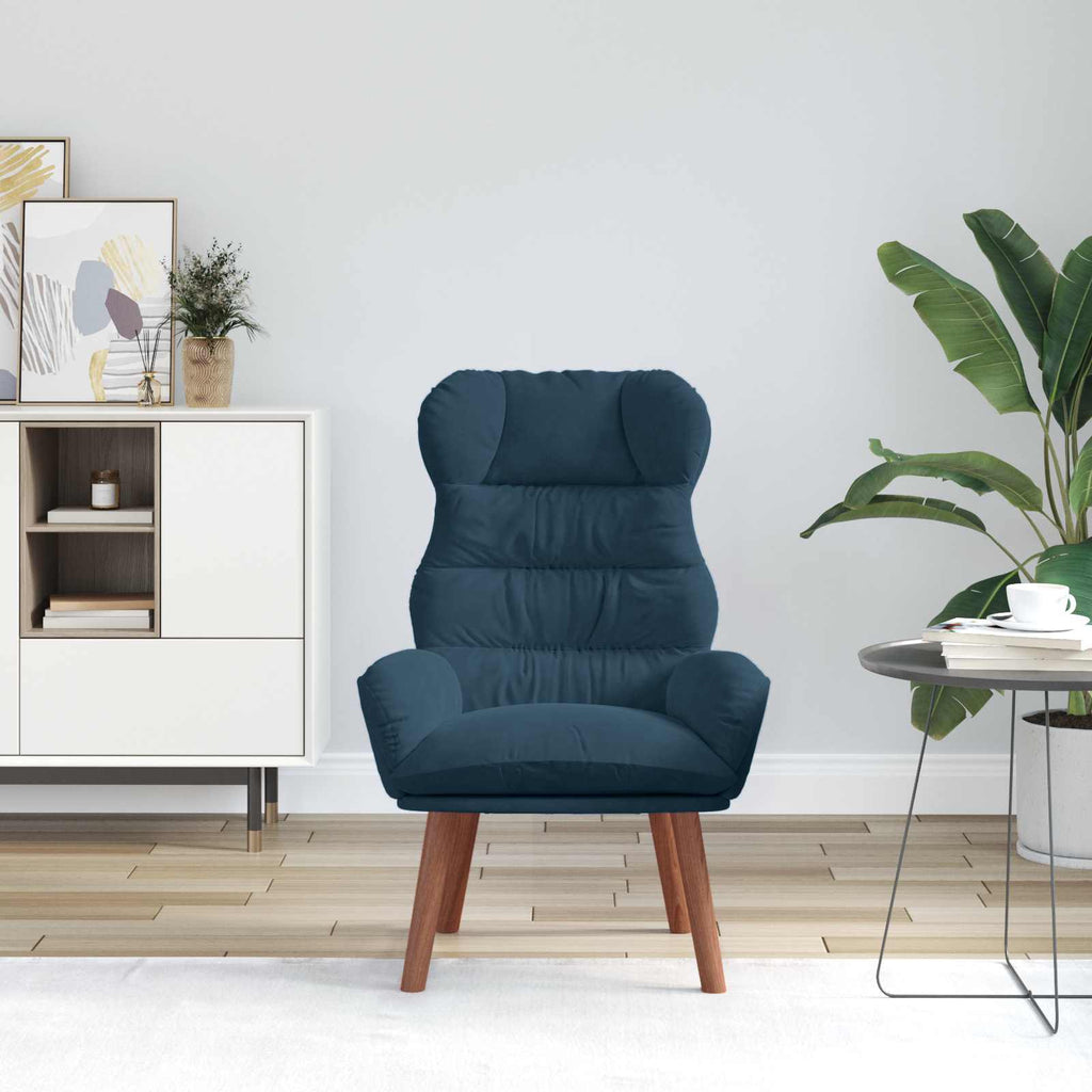 Sessel Blau 69 x 74 x 93 cm Samt
