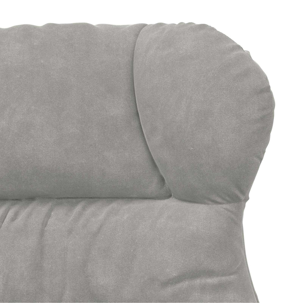 Sessel Hellgrau 69 x 74 x 93 cm Samt
