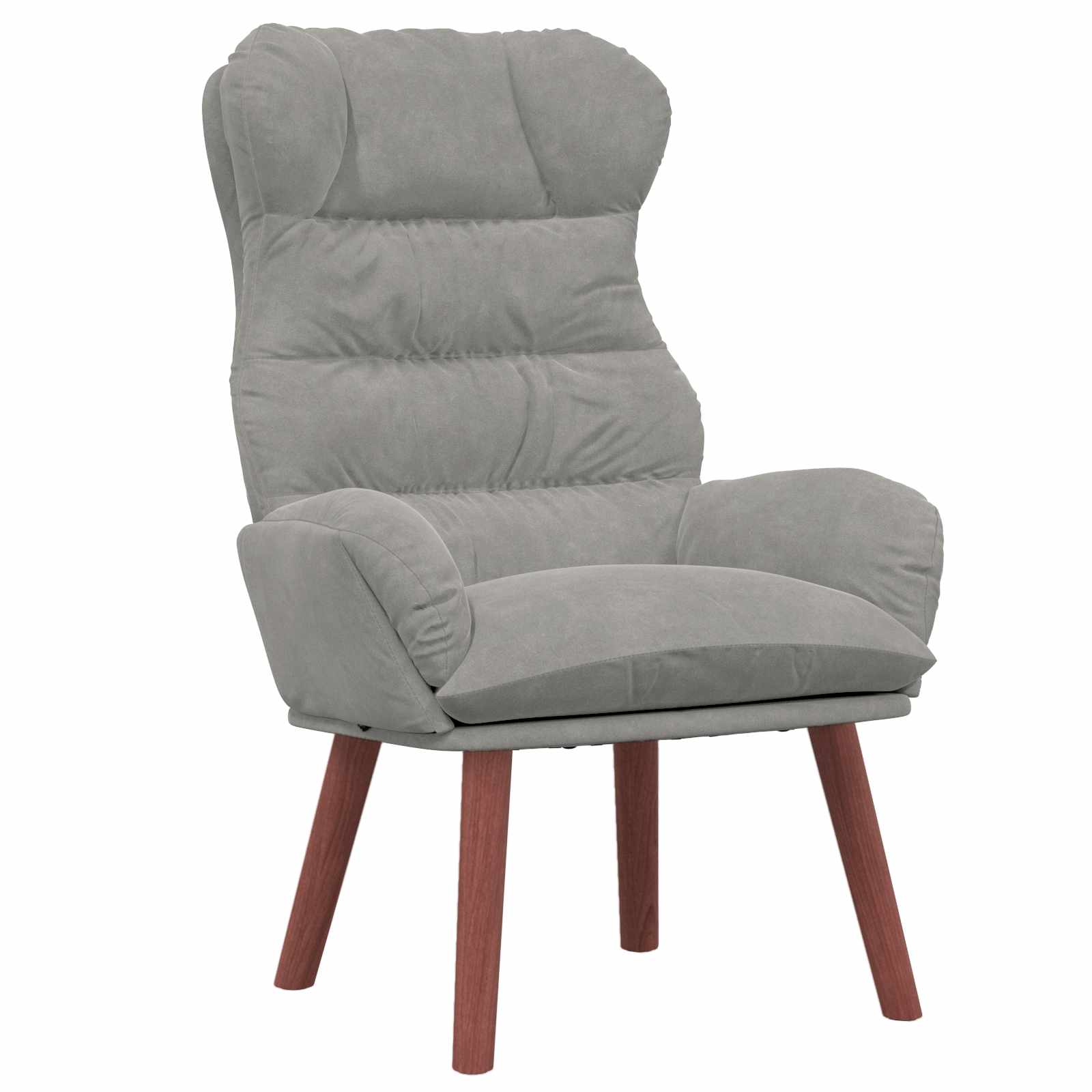 Sessel Hellgrau 69 x 74 x 93 cm Samt