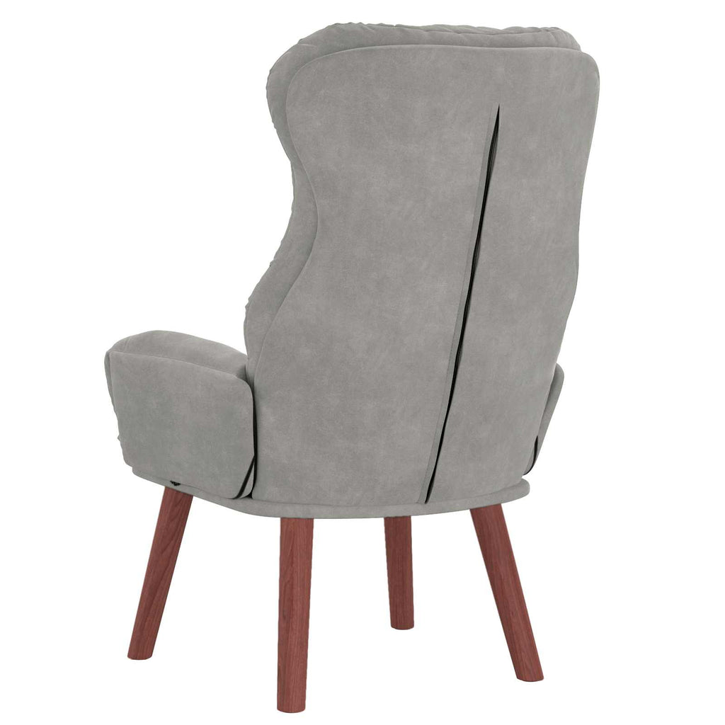 Sessel Hellgrau 69 x 74 x 93 cm Samt