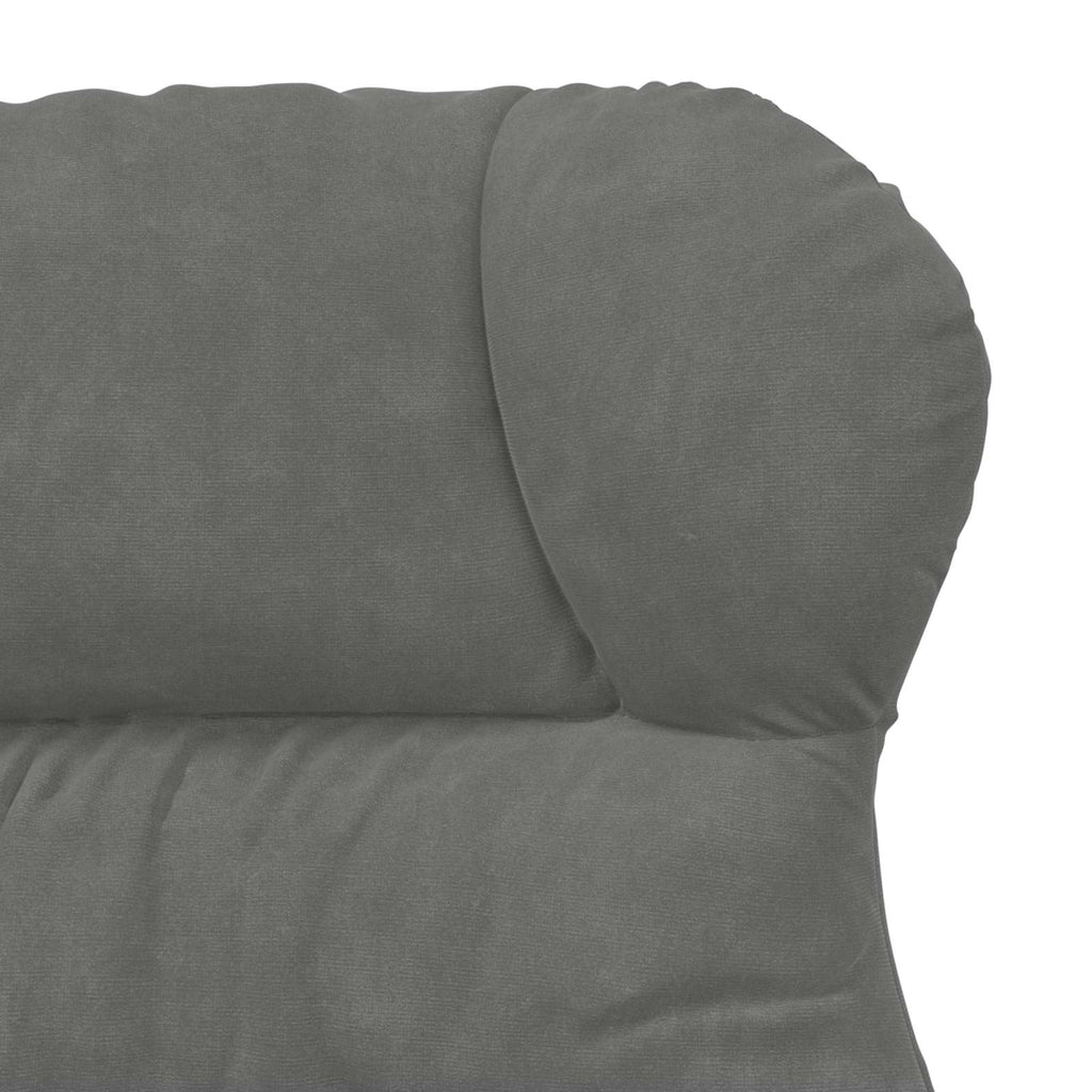 Sessel Dunkelgrau 69 x 74 x 93 cm Samt