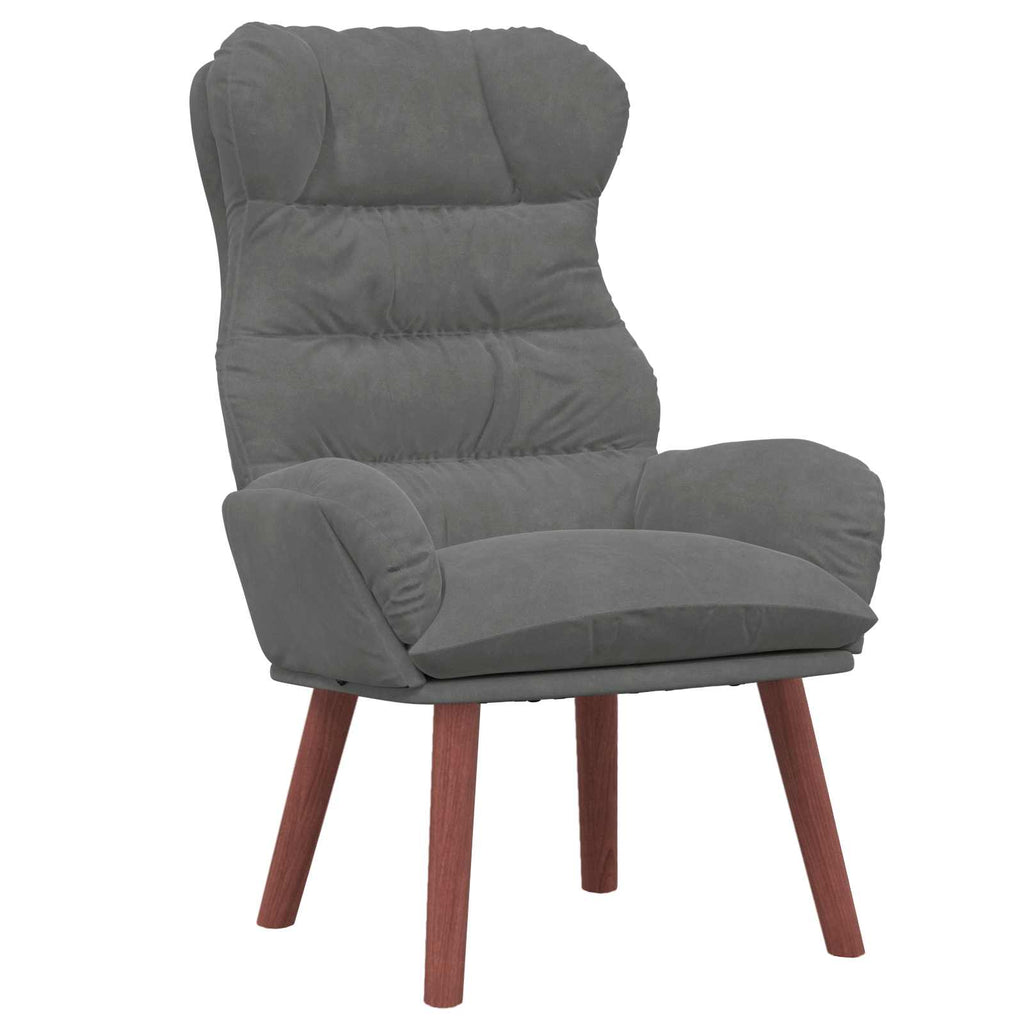 Sessel Dunkelgrau 69 x 74 x 93 cm Samt