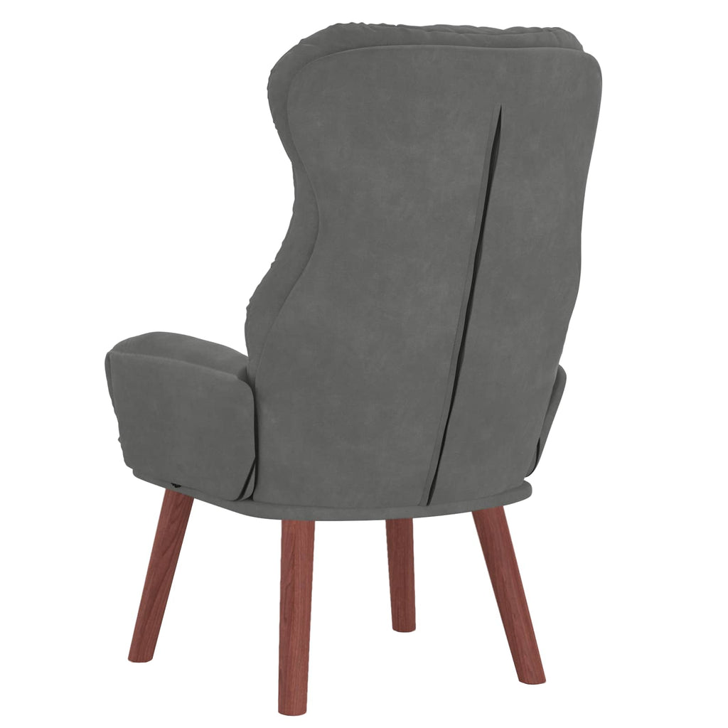 Sessel Dunkelgrau 69 x 74 x 93 cm Samt